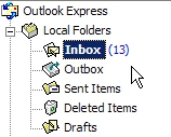 Yahoo! Mail emails in Outlook Express