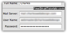 Change email password in Mac Mail