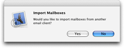 Apple Mail import mailbox from other email client