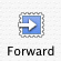 Apple Mail's main toolbar: Forward Email button