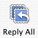 Apple Mail's main toolbar: Reply to All button