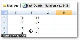 Preview Excel attachments in Outlook 2007