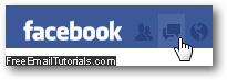 Check email messages on Facebook