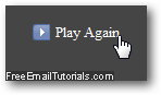 Play a video email message on Facebook