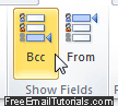 Show or hide the Bcc field in Outlook 2010