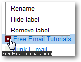 Change the name of an email label in your Gmail account