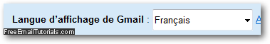 Restore your default Gmail language