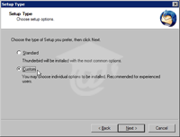 Customizing Thunderbird Installation