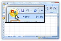 Microsoft Excel 2007's Office Button