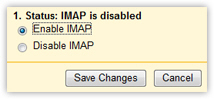 Enable IMAP in Gmail