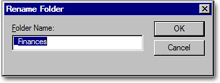 Renaming a Windows Live Mail folder