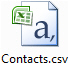 Importing a contact file in Windows Live Mail