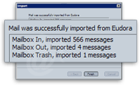 Emails successfully imported into SeaMonkey Mail!