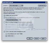 Mozilla Mail Junk Mail Controls