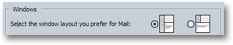 Mozilla Mail layouts
