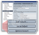 SeaMonkey Mail account settings