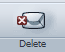 SeaMonkey Mail Toolbar - Delete selected message or folder