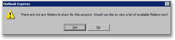 Outlook Express didn't find Hotmail folders