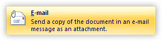 Microsoft Excel 2007: Send a copy of the document in an e-mail message as an attachment