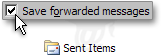 Save Forwarded Messages option in Outlook 2003