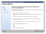 The Outlook 2003 Business Contact Manager (BCM) Setup wizard