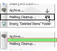 Adding menu separators in Outlook 2003