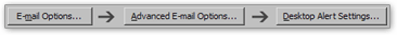 Accessing the Desktop Alert Settings in Outlook 2003