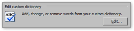 Editing custom dictionary in Outlook 2003