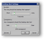 The New Mail Desktop Alert Settings dialog in Outlook 2003