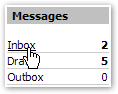 Outlook Today's clickable items in Outlook 2003