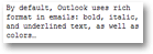 Reading emails in plain text only in Outlook 2003