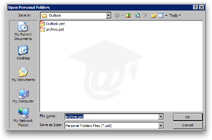 Changing the default saving options for Archive PST files in Outlook 2003