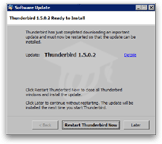 Thunderbird updates have been installed