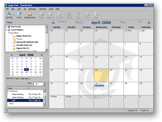 The Lightning Calendar for Thunderbird in action