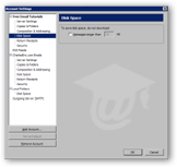 Disk Space settings in Thunderbird