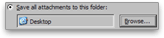 Pick your default save-email-attachments folder in Thunderbird