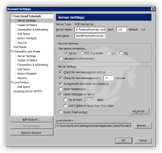 Email server settings in Thunderbird