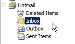Hotmail emails downloaded in Outlook 2003
