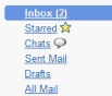 Gmail emails and virtual folders