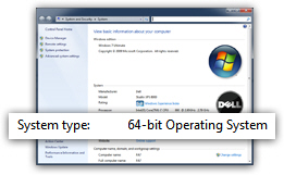 32-bit or 64-bit version of your Windows 7 edition