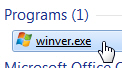 Launch winver to see your Windows version and edition