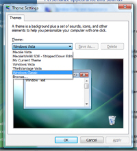 Switch to the Classic Theme in Windows Vista