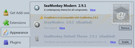 Access currently installed themes in SeaMonkey