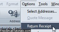 Manually request a read receipt in SeaMonkey Mail