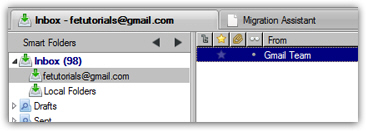 Gmail emails in Mozilla Thunderbird
