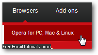 Opera Free Email Program
