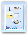 Alternate attach email icon