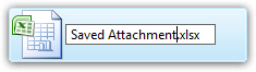 Save an email attachment in Outlook 2007