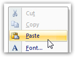Paste the file inside the email body