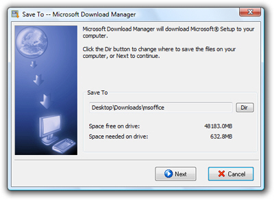 Microsoft Trial on Microsoft Download Manager For Outlook 2007 Trial